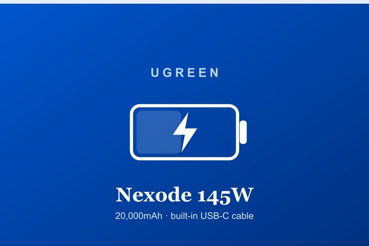 UGREEN Nexode 20,000mAh 145W