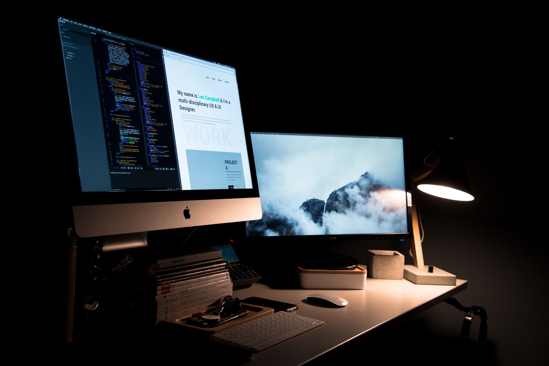 27-inch productivity monitor on a clean desk setup